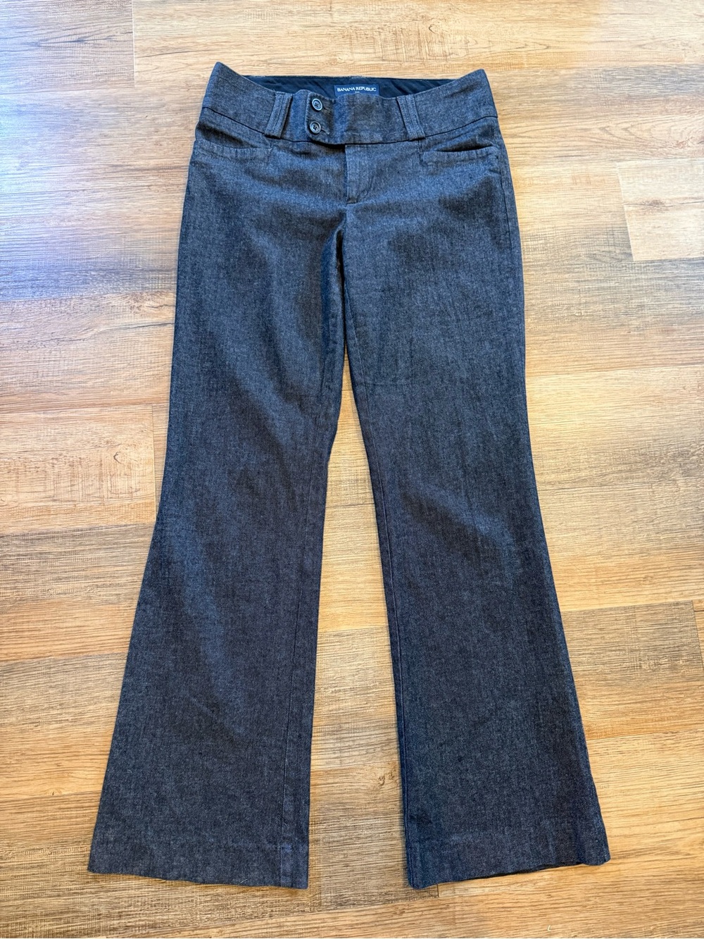 Banana Republic Women's Charcoal Bootcut Dress Pants